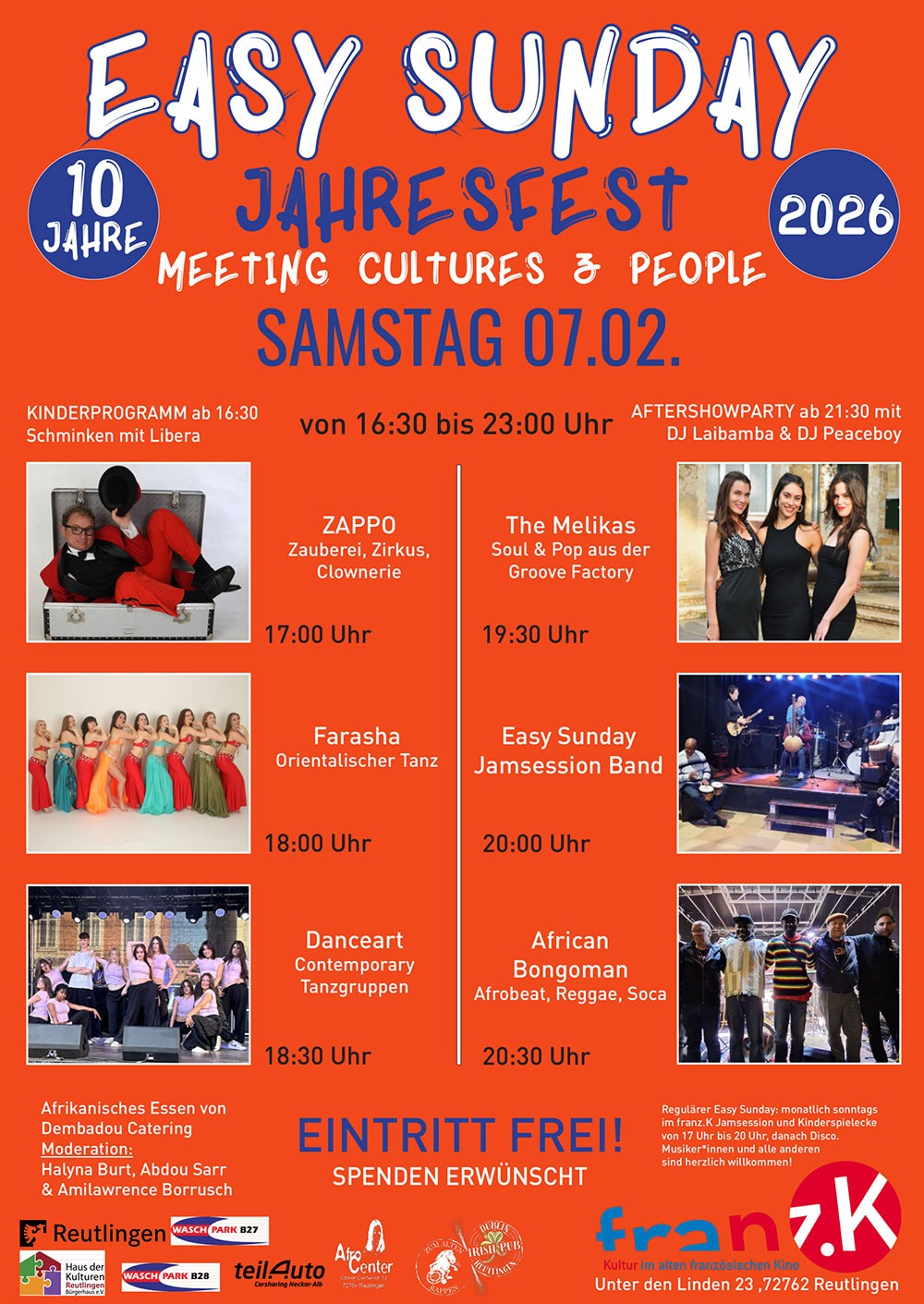 Plakat Easy Sunday Jahresfest Plakat Easy Sunday Jahresfest